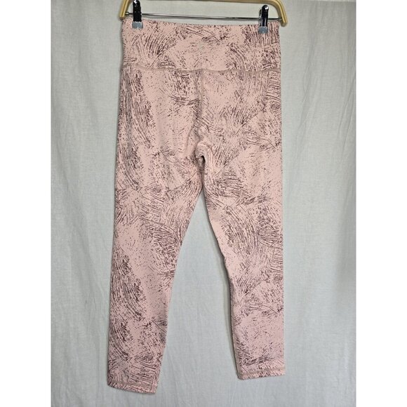 Zyia Active Pink Etching Light N Tight Hi-Rise 7/8 Leggings Women's 8-10 - Picture 1 of 3